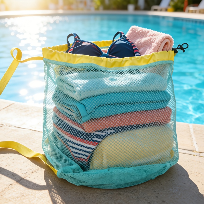Extra Large Drawstring Mesh Cr - Beach Towel Large のレビューと価格