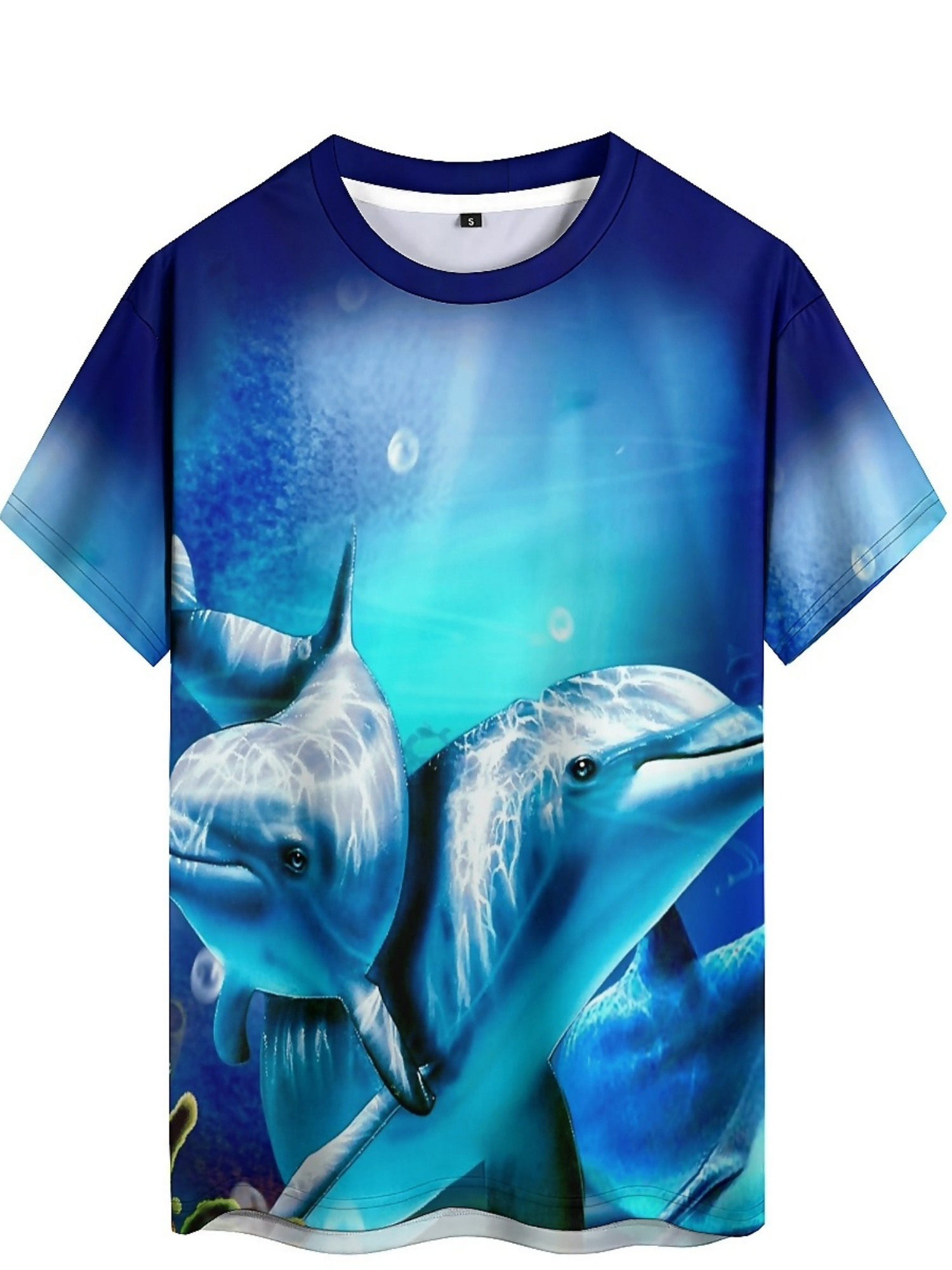 Men'S Ocean Animal Dolphin Pri - Tee Graphic Print のレビューと価格
