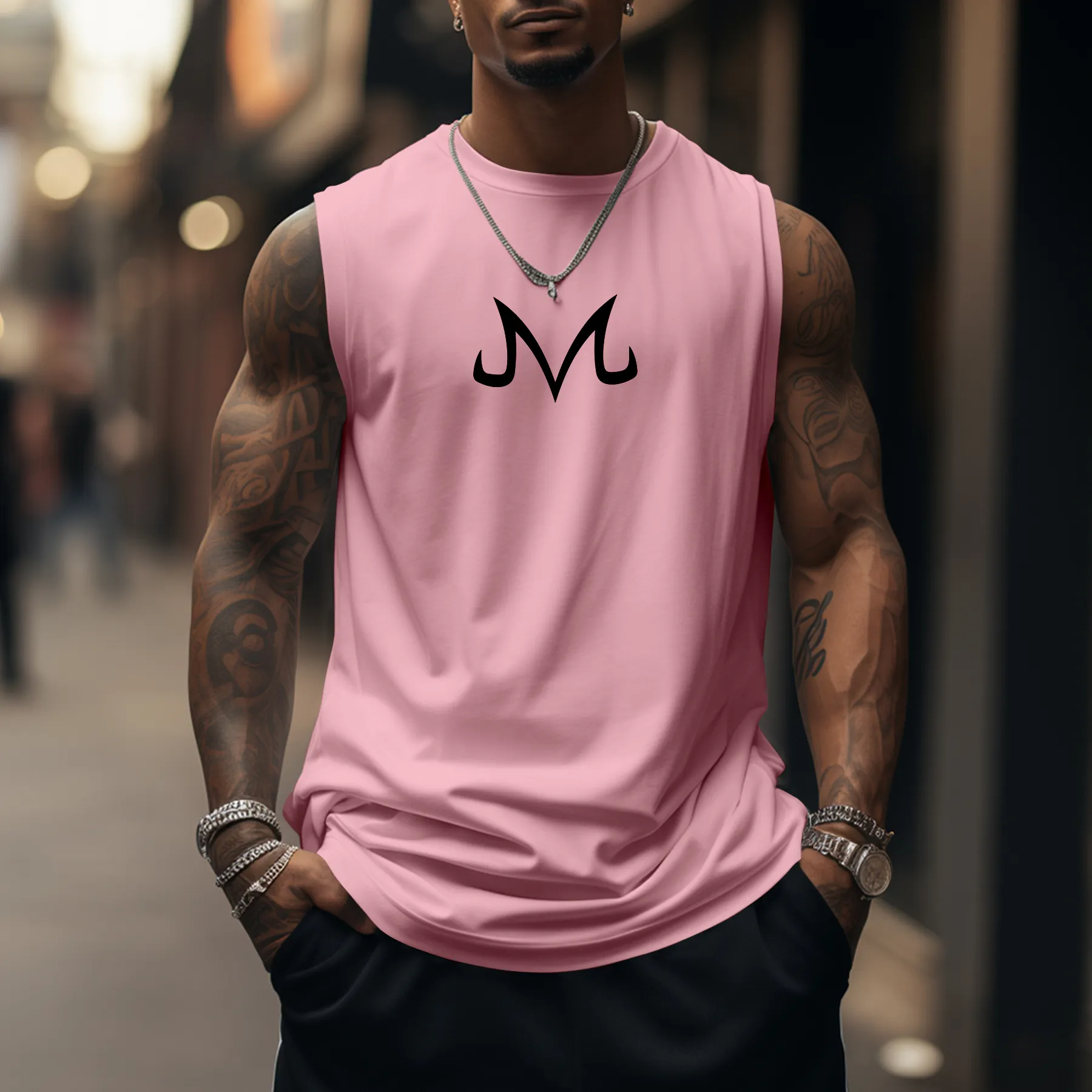 Majin Buu Dragon Ball Anime Pr - Tank Top Muscle のレビューと価格