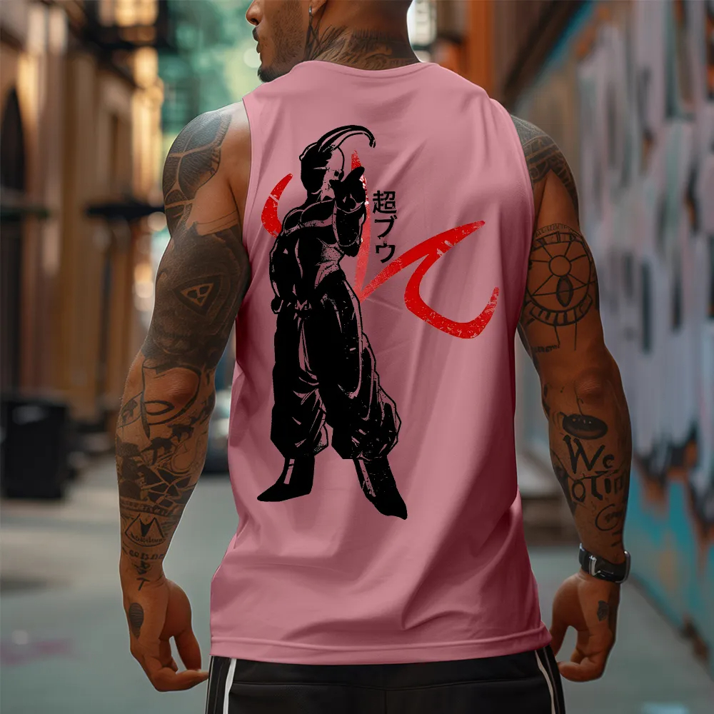 Majin Buu Dragon Ball Anime Pr - Tank Top Muscle のレビューと価格