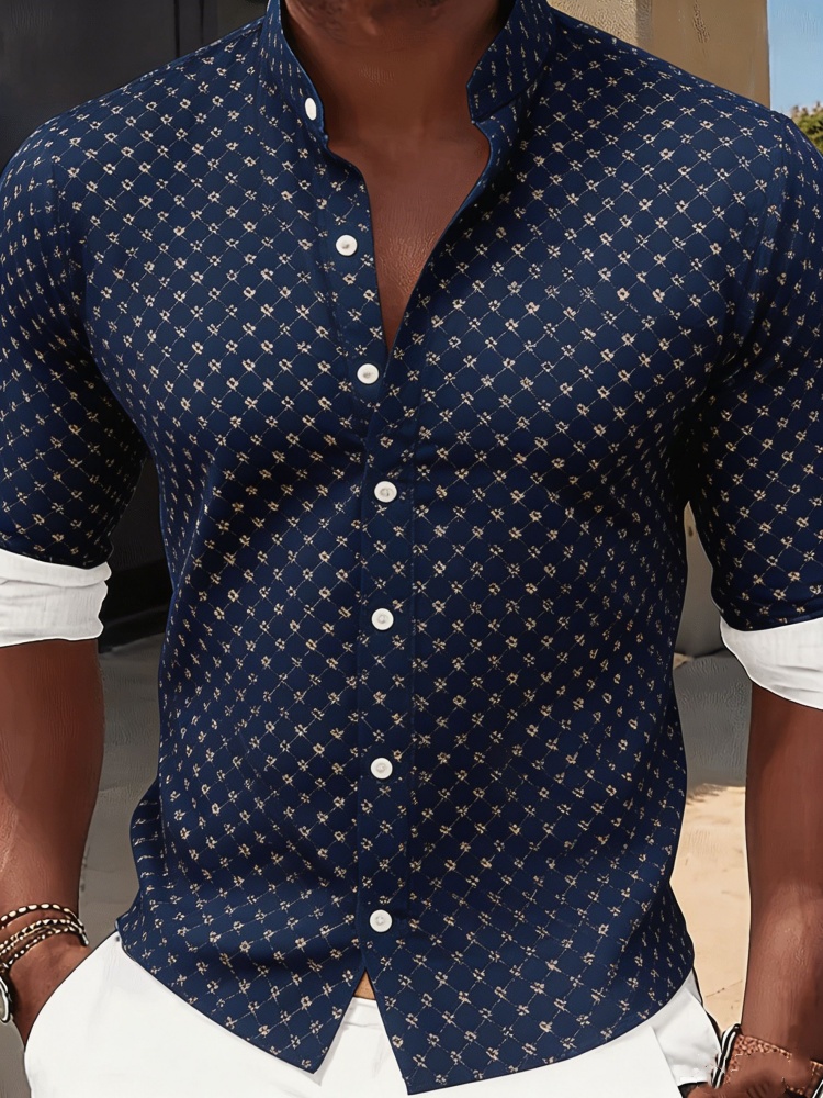 Mens Stylish Slim Fit Shirt Na - Resort Shirt Floral のレビューと価格