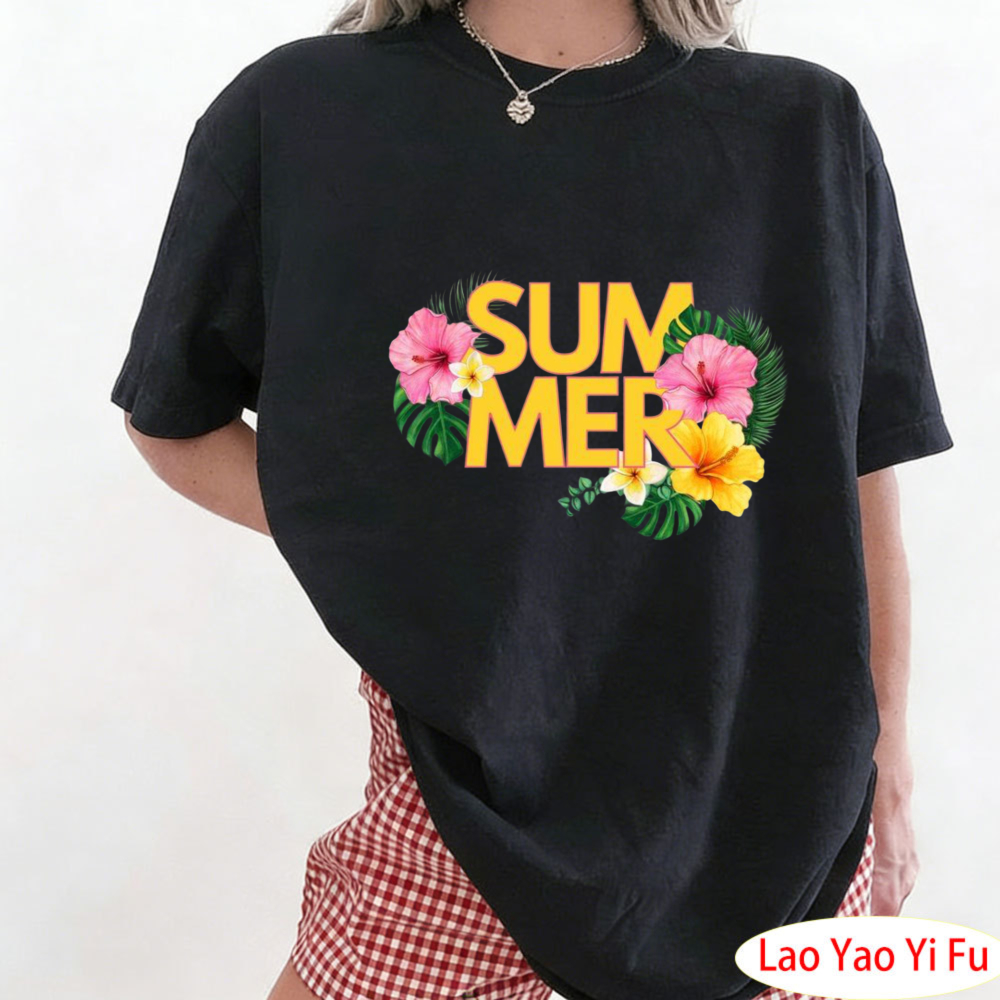 Summer Tropical Floral T-Shirt - Resort Shirt Floral のレビューと価格