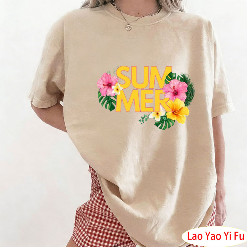 Summer Tropical Floral T-Shirt - Resort Shirt Floral のレビューと価格