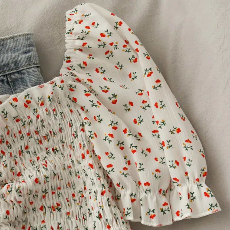 Blouses Shirts Women Floral Dr - Short Linen Drawstring のレビューと価格