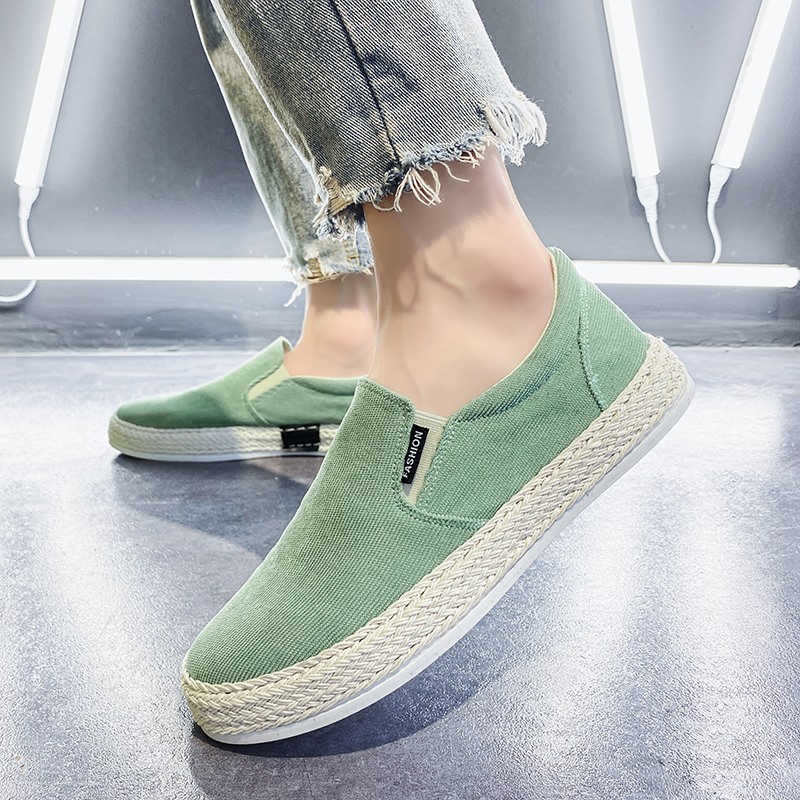 Men Corduroy Slip On Espadrill - Espadrille Slip On のレビューと価格