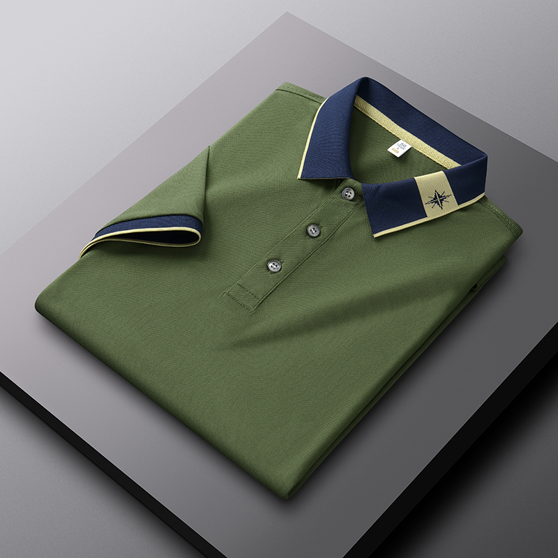 Luxury high-quality ice silk s - Polo Shirt Pique のレビューと価格