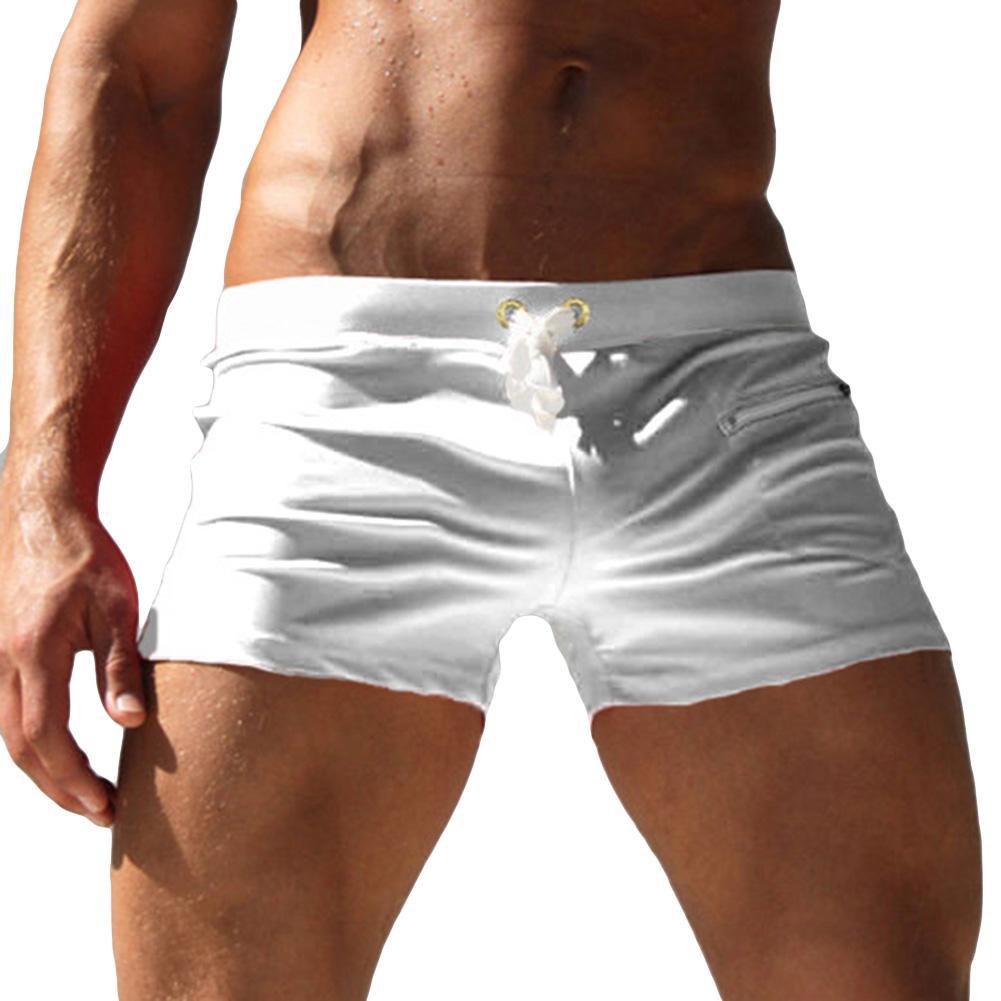 Men Solid Color Swimming Trunk - Trunks Board Surf のレビューと価格