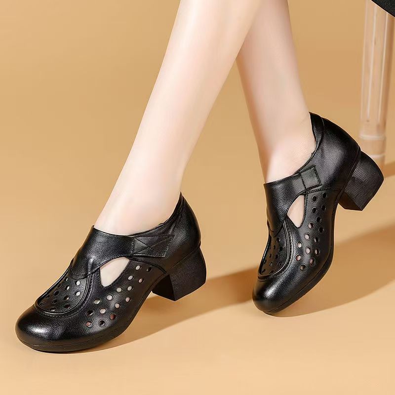 Women's Summer New Leather Hol - Casual Sandal Leather のレビューと価格