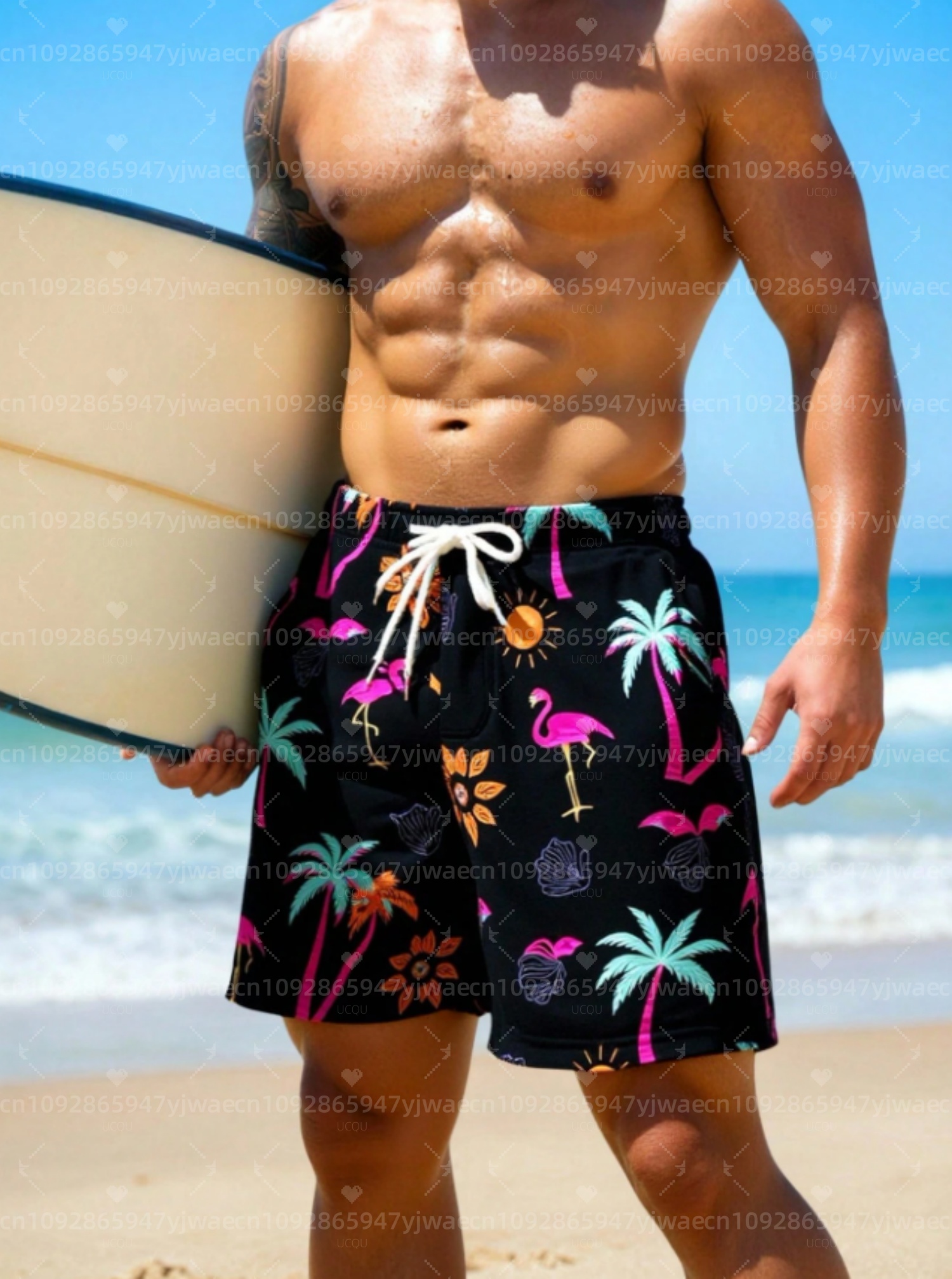 Summer Men Board Surf Shorts H - Trunks Board Surf のレビューと価格