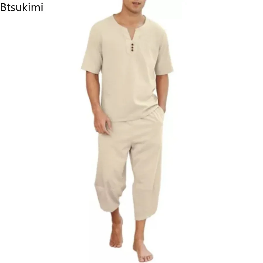 2026 Men's Hip Hop Cotton Line - Short Linen Drawstring のレビューと価格