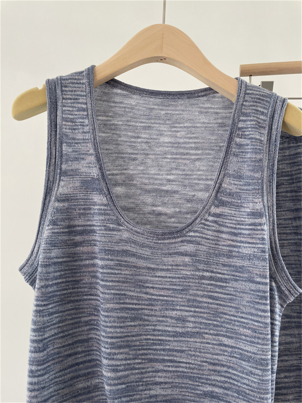 26 New Women's Clothes U-neck  - Short Linen Drawstring のレビューと価格