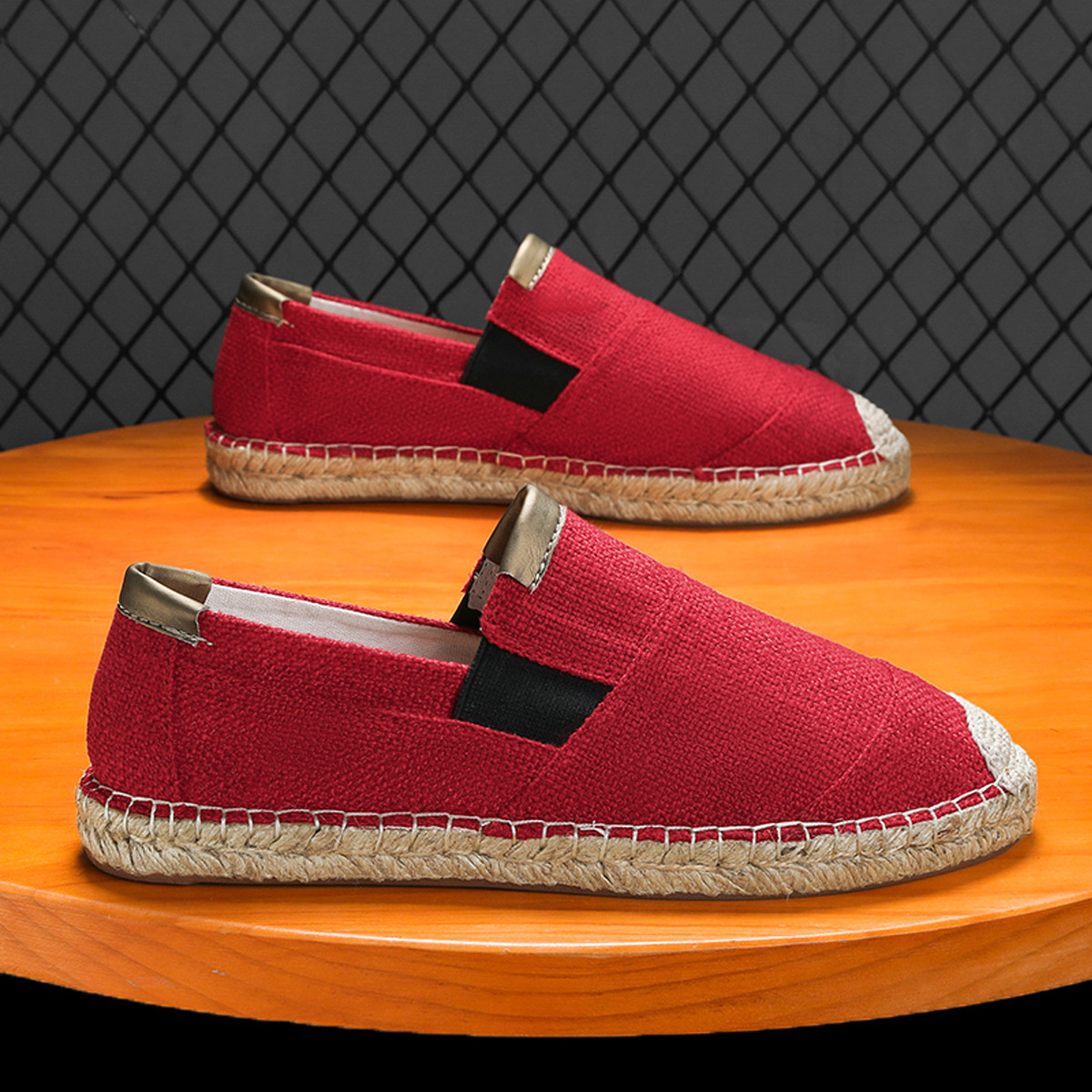 2025New Men Linen Casual Shoes - Espadrille Slip On のレビューと価格