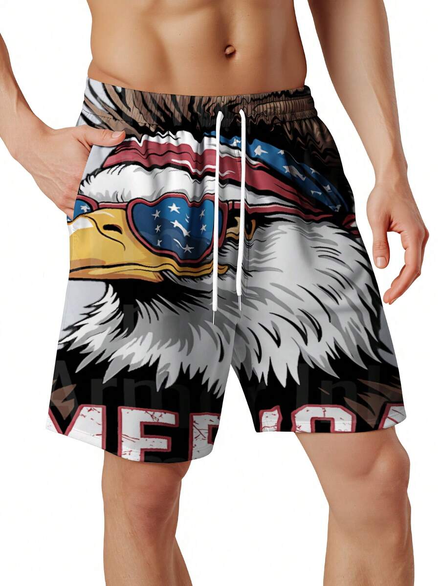 Patriotic Mens Swim Trunks Wit - Swim Trunk Quick Dry のレビューと価格