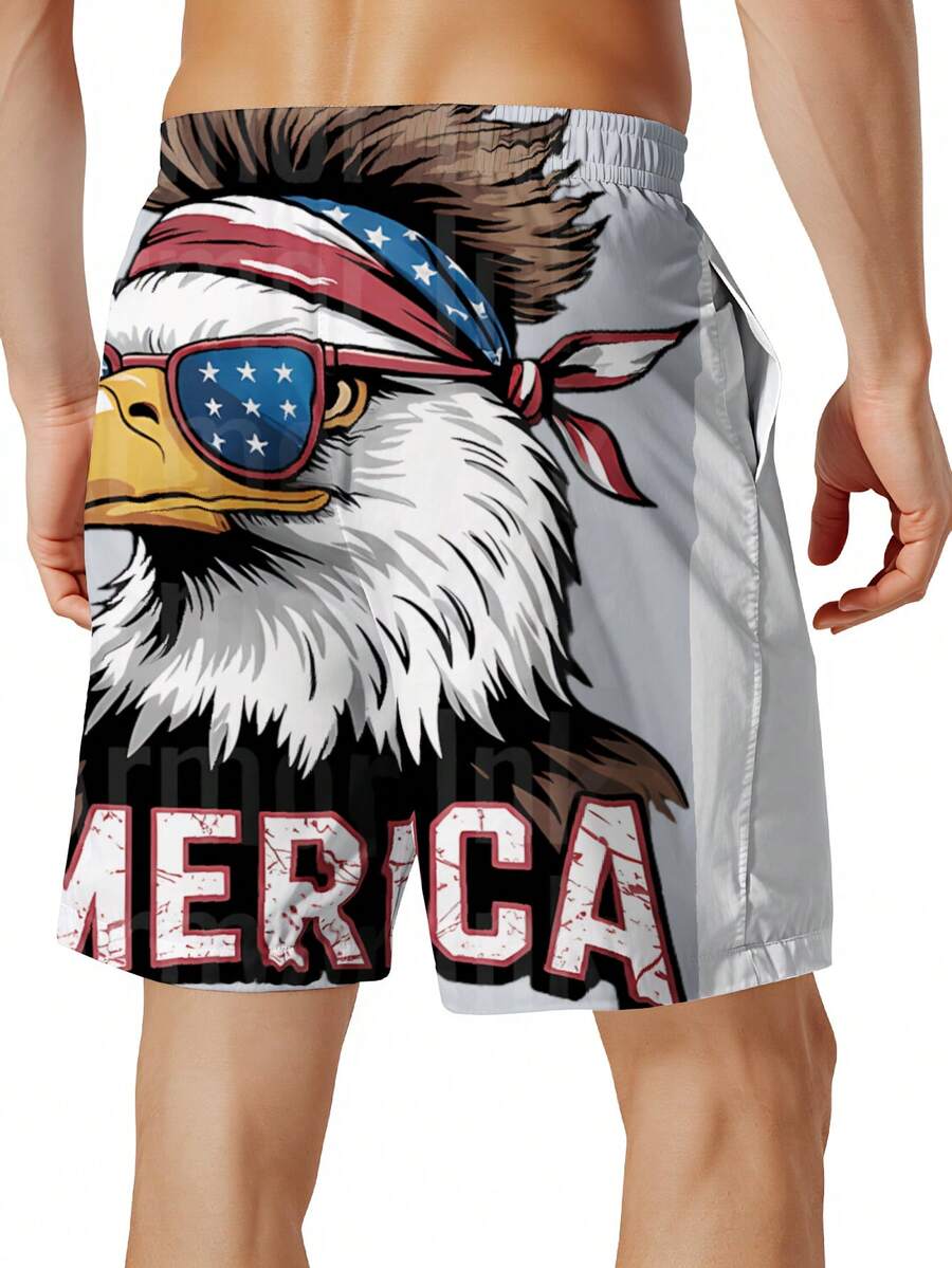 Patriotic Mens Swim Trunks Wit - Swim Trunk Quick Dry のレビューと価格