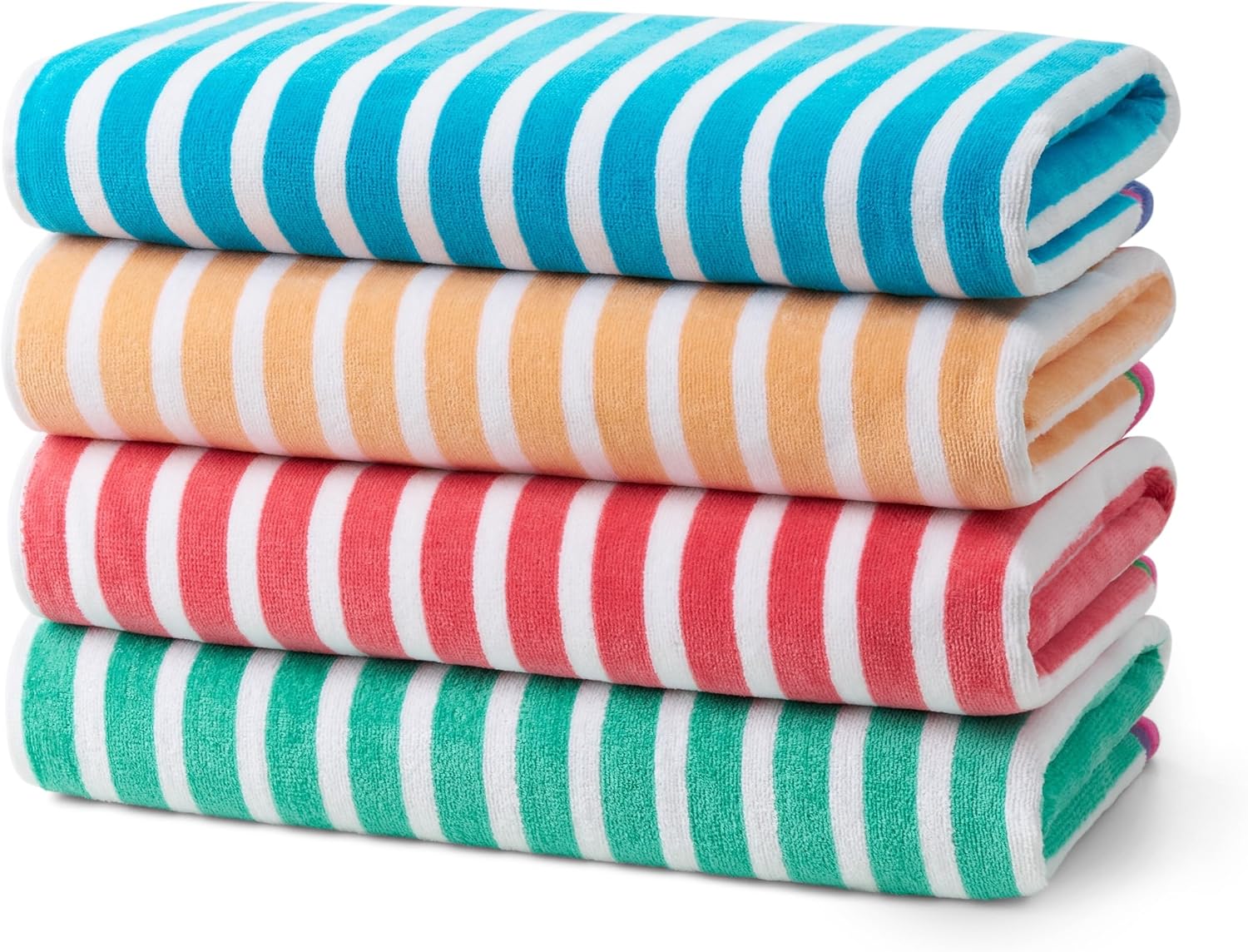 Colorful Racing Striped Beach  - Beach Towel Large のレビューと価格
