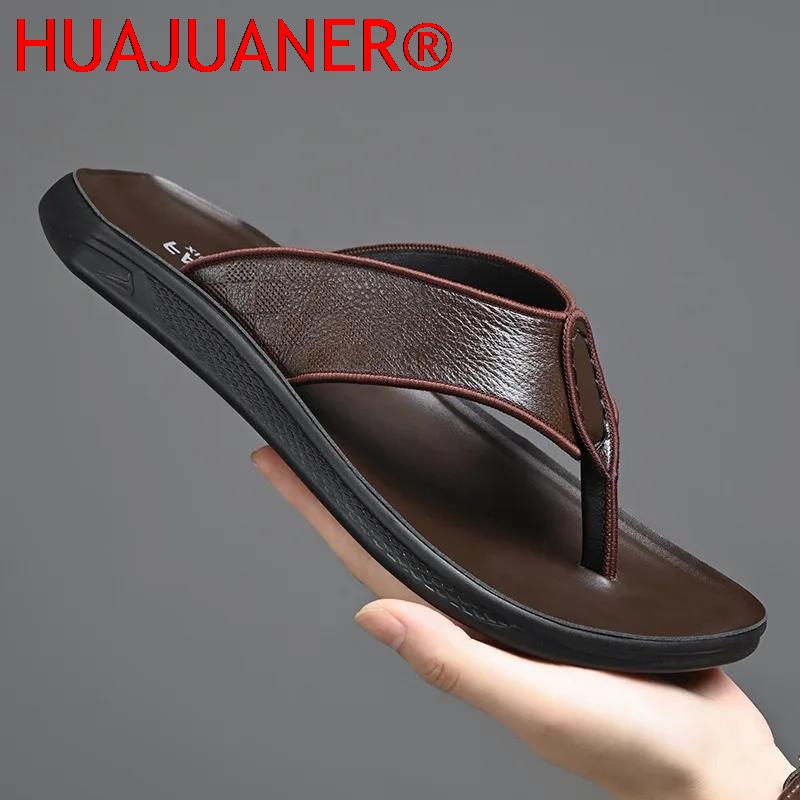 Casual Outdoor Men's Sandals S - Flip Flop Leather Men のレビューと価格