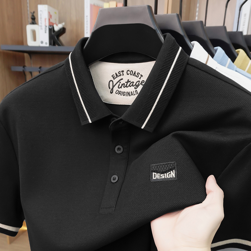 High end brand letter embroide - Polo Shirt Pique のレビューと価格