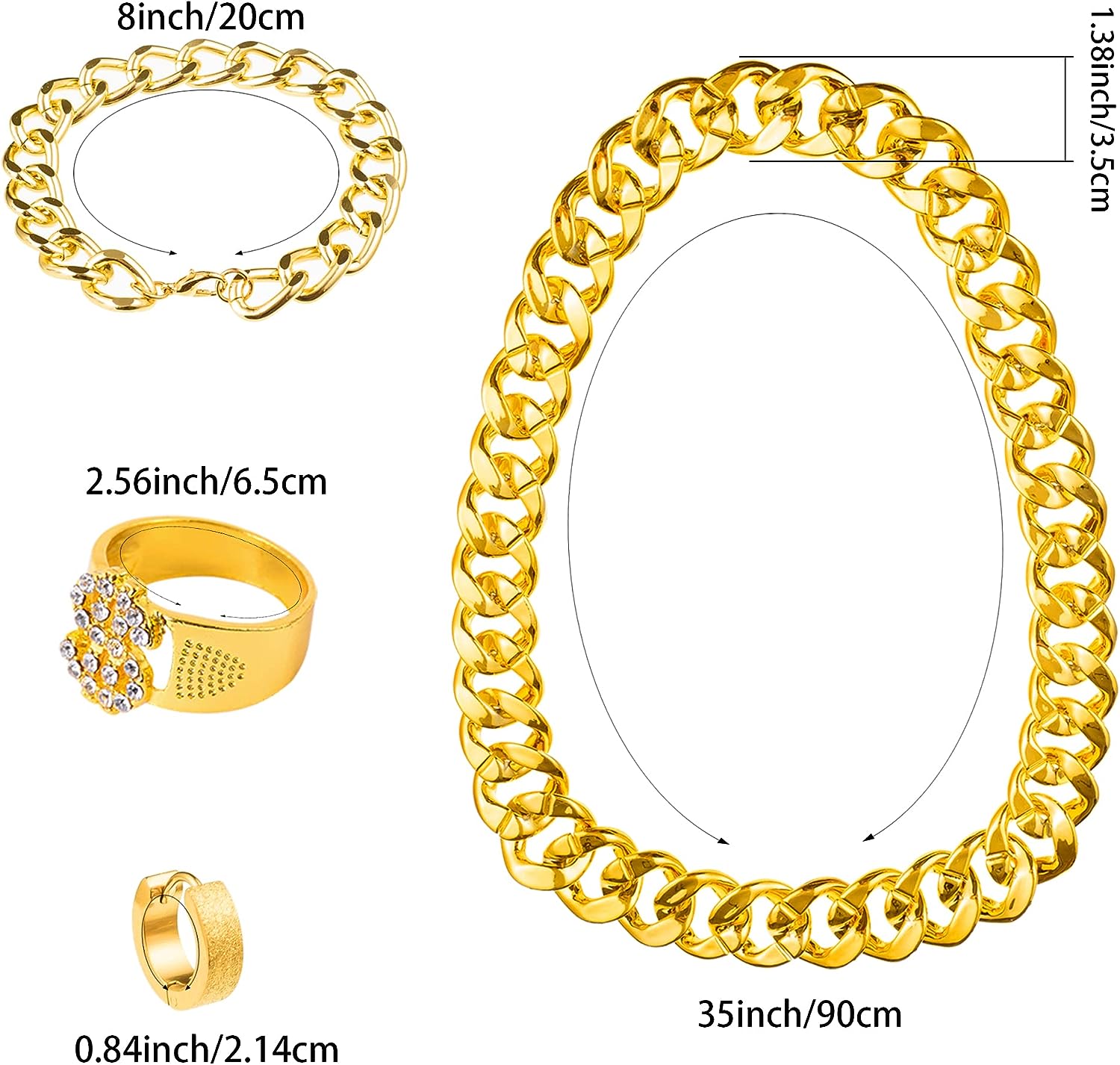 PESENAR 80s 90sHip Hop Costume - Sunglass Retainer Cord のレビューと価格