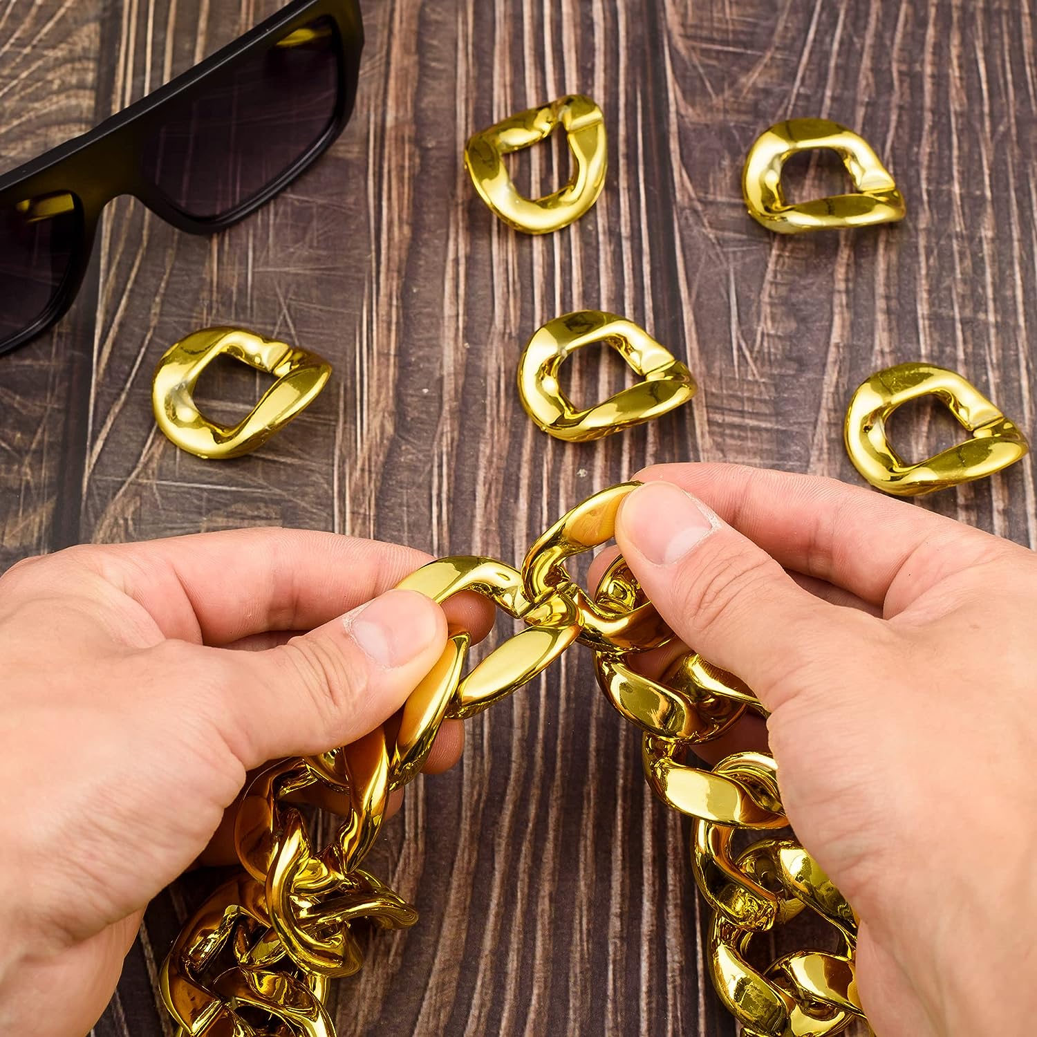PESENAR 80s 90sHip Hop Costume - Sunglass Retainer Cord のレビューと価格